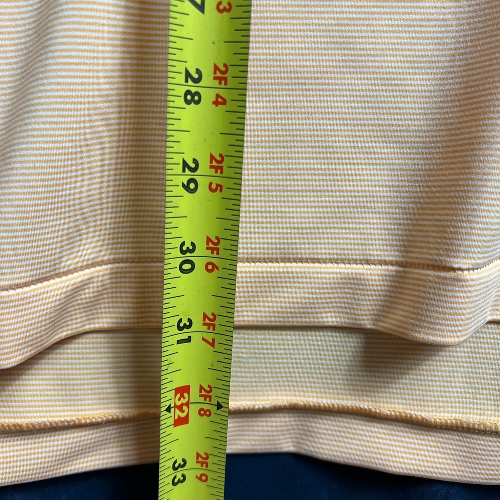Peter Millar Polo Shirt Mens XL Cantaloupe Jubilee Stripe Performance Golf *LOGO - Picture 3 of 12
